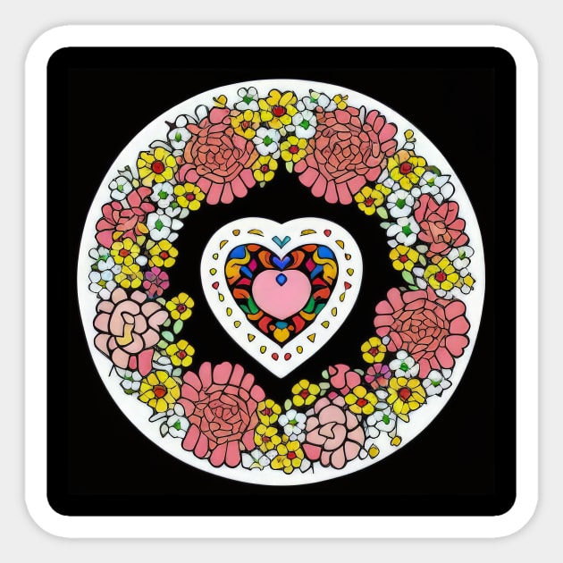 Colorful heart design | Sticker by Subconscious Pictures